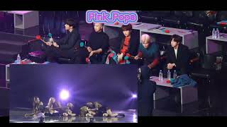 BTS REACTION TO BLACKPINK DDU DU DDU DU  FOREVER YOUNG GDA 2019 [upl. by Omle]