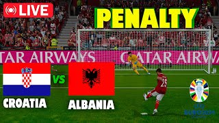 🔴Jetojnë PENALTY  Kroacia vs Shqipëria  UEFA EURO 2024  Ndeshje live sot [upl. by Ydassac998]