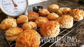 Annies Kitchen Devonshire scones德文郡司康饼 [upl. by Lertnahs]