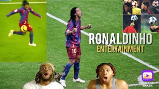 Ki amp Jdot First Time Ever Reacting to Ronaldinho  Footballs Greatest Entertainment [upl. by Syst763]