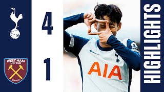 Son returns as Spurs HAMMER Irons  Tottenham Hotspur 41 West Ham  PREMIER LEAGUE HIGHLIGHTS [upl. by Nemaj620]