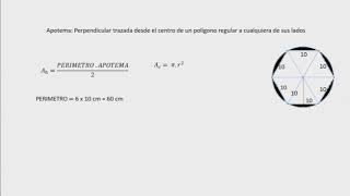 Calculo área sombreada entre circunferencia y hexágono Resolución [upl. by Matless202]