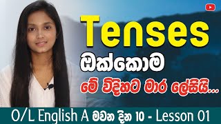 All The Tenses In An Amazing way  English Grammar Lessons For Beginners In Sinhala [upl. by Nogaem]