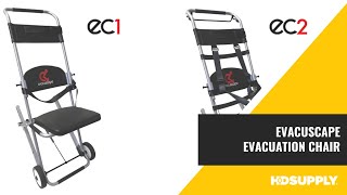 Evacuation Chair  Evacuscape  HD Supply [upl. by Grinnell]