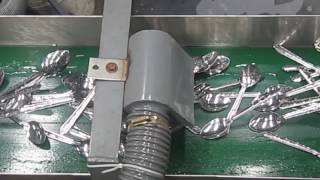 Spoon automatic polishing machine [upl. by Adnilem]