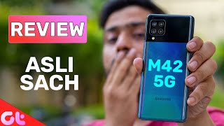 Samsung Galaxy M42 5G Full Review With Pros and Cons  Budget 5G Phone Asli Sach  GT Hindi [upl. by Nnylatsirk]