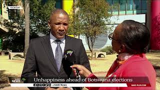 Botswana Elections I Unhappiness ahead of polls [upl. by Verla]