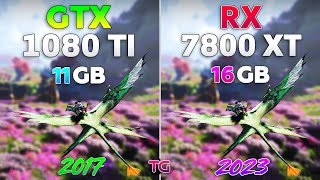 GTX 1080 Ti vs RX 7800 XT  Test in 10 Games [upl. by Kania]