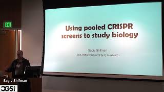 Sagiv Shifman  Using pooled CRISPR screens to study biology  CGSI 2024 [upl. by Imekawulo]