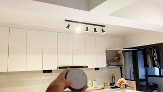 Ikea STRATOSFÄR Ceiling Light Installation  with TRÅDFRI GU10 Smart Bulbs [upl. by Yesrej]