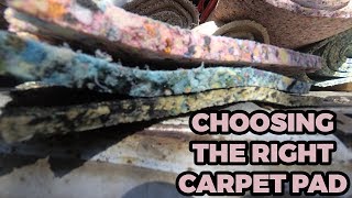 How To Choose The Right Padding For Your Carpet Installation [upl. by Noraj]