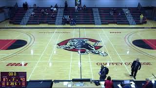 Chaffey College vs Santiago Canyon College Mens Junior College Basketball [upl. by Anaderol]