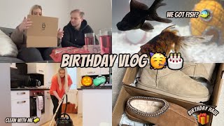 BIRTHDAY VLOG  WHAT I GOT FOR MY BIRTHDAY amp GETTING PET FISH [upl. by Violante]