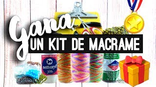 CERRADO Sorteo Internacional ♥︎ Tutoriales Temuco  Macrame [upl. by Bord]