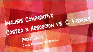 ✅ 3 ANÁLISIS DEL ✅COSTEO POR ABSORCIÓN vs COSTEO VARIABLE [upl. by Kendy797]