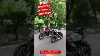 Long Stroke vs Short Stroke  Exhaust Note shorts [upl. by Eeltrebor]