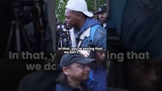 Muslim Preacher RUNS AWAY From GodLogic At Speakers Corner quran islam shorts religion God [upl. by Ocnarf]