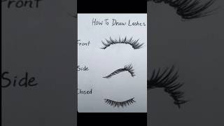 How to draw eyelashes perfectly 😍🤯 ytshorts trending viraldrawing [upl. by Aihsoj]