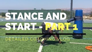 3 POINT STANCE  PART 1  Defensive Line Fundamentals and Techniques [upl. by Alyahc]