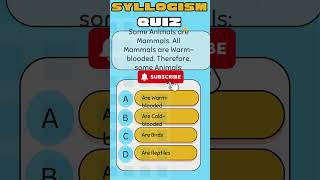 Syllogism Practice Questions 10  Syllogism Reasoning Tricks  Genius Gird Syllogism reasoning [upl. by Notnyw]