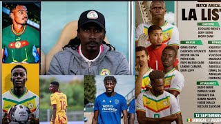 Match amical Sénégal Algérie Une liste de 25 joueurs dont deux novices Aliou Cissé sur Habib et [upl. by Slrahc905]