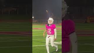 JOJO VENEGAS first Varsity football touchdown pass [upl. by Starobin538]