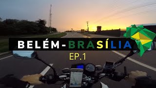 Belém  Brasília BR153 Viagem de moto Fazer 250cc Ep1 [upl. by Aenal]