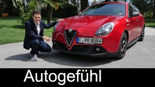 Alfa Romeo Giulietta Quadrifoglio Verde QV 240 hp FULL REVIEW test driven  Autogefühl [upl. by Ylurt]