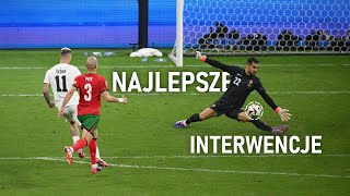 Najlepsze Interwencje Bramkarskie na Euro 2024 Polski Komentarz ᴴᴰ [upl. by Oberheim]