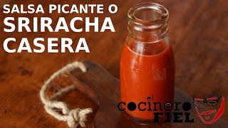 COMO HACER SALSA PICANTE O SRIRACHA CASERA [upl. by Aziram]