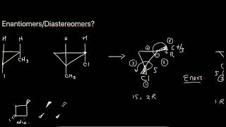 Enantiomers or Diastereomers  CYCLIC  Organic Chemistry [upl. by Gayel]