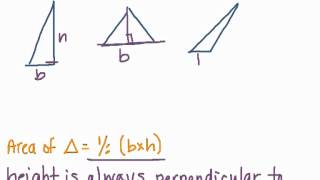 How To Find Base and Height on Triangles [upl. by Alehs]