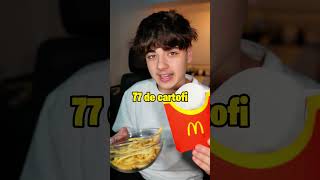 Câți cartofi sunt la KFC vs Mec kfc mcdonalds [upl. by Ecinaej]