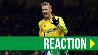 Norwich City 31 Sheffield Wednesday James Maddison Reaction [upl. by Pavla828]