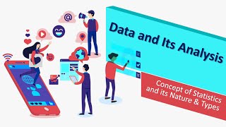 Concept of Data amp Statistics and Their Types amp Characteristics [upl. by Atinaej]