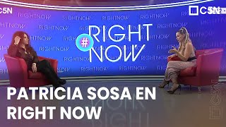 PATRICIA SOSA en RIGHT NOW con JULIETA CAMAÑO [upl. by Reppart]