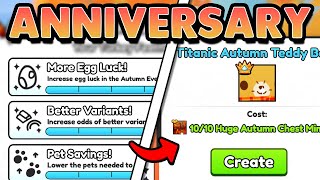 The ANNIVERSARY UPDATE Changes EVERYTHING In PET SIMULATOR 99 [upl. by Fiertz]