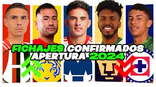 JOHAN ROJAS a CRUZ AZUL ¡Marquinhos COSTA a PUMAS ENZO DIAZ a RAYADOS ☑ FICHAJES LIGA MX 2024 [upl. by Anilos229]