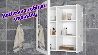 Bathroom cabinet unboxing  funny Vlogs  Vlogs  Vlogs at home  couple vlogs [upl. by Bruns]