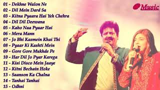 BEST OF ALKA YAGNIK AND BEST OF UDIT NARAYAN EVERGREEN SONGS SADABAHAR ALKAYAGNIK UDIT [upl. by Akerue]