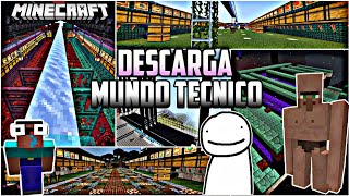 🔥DESCARGA este INCREÍBLE MUNDO TECNICO PARA Minecraft 120🔥 [upl. by Delija]