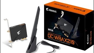 PC WIFI CARD HOW TOAORUS GCWBAX210Bluetooth and WiFi drivers link in description [upl. by Pearlstein205]