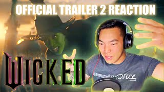 WICKED OFFICIAL TRAILER 2 l FIRST TIME REACTION [upl. by Margherita]