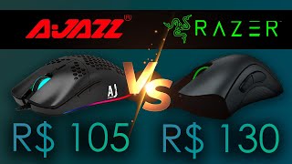 Software da AJAZZ é TOP Comparação entre AJ390 e RAZER DEATHADDER  Ambos comprados no AliExpress [upl. by Aubrie]