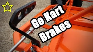 Go Kart Brakes Pedal Drum amp Band Install [upl. by Aerdnat]