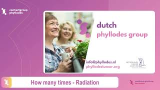 How many times radiation Phyllodes tumor [upl. by Garald]