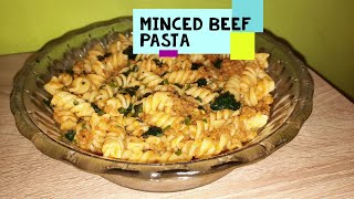 Minced Beef Pasta Recipe  Westend Kitchen [upl. by Orfield78]