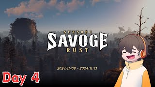 レイドされてる！？ぐちつぼ主催「SAVOGE RUST」に参加するぞ Day 4 ～フルコン視点～ [upl. by Zorah]