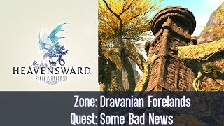 FFXIV Heavensward Quest  Dravanian Forelands Some Bad News Aether Current [upl. by Assela]