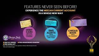 Meezan Current Account  Features Never Seen Before [upl. by Ahsimrac961]